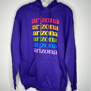 Point Sportswear Unisex Size M Purple "Arizona" Fleece Hoodie, new/NWT
